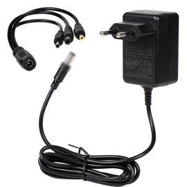 Carbosing 8,4 V, 2 A, 2000 mA, Netzadapter, Ladegerät, 8,4 V, 1200 mA, 1,2 A, Netzkabel, Netzstecker, Trafo, Li-Ion, Ladegerät, AC/DC Power Supply, ersetzt Netzteil