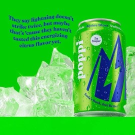 Poppi Alpine Blast Flavor, 12 Fl Oz, Pack of 12 Sparkling Prebiotic Soda