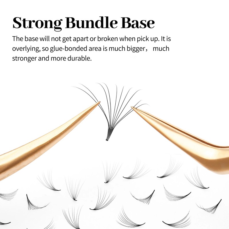Premade Eyelash Extensions 600 Fans 10D Volume Lash Extensions 0.07