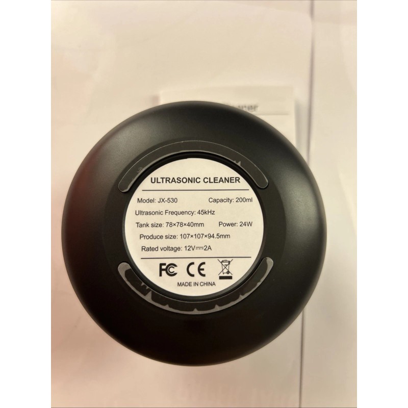 Nicwell Dental Ultrasonic Retainer Cleaner Machine: Nicwell 200ML Dental Cleaning