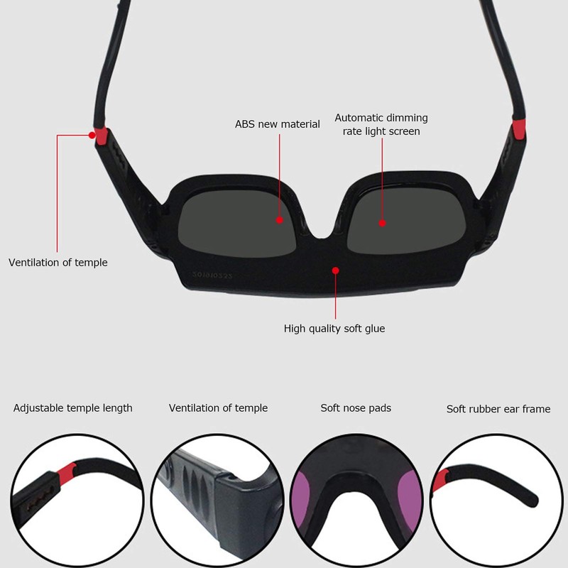 Self Darkening Welding Goggles Safety Goggles for Men Eye Protection
