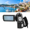 4K Video Camera with Remote Control Microphone Lens Hood 18X
