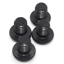 FullerKreg M4-0.7 x 12mm Button Head Socket Cap Screw, ISO 7380 Hex Drive, Class 10.9, Black Oxide Finish, Alloy Steel (Pkg of 100)
