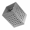 Kitchen Utensil Holder Stainless Steel Square Cutlery Drainer Countertop Utensil