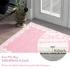 CAREMEE Scalloped Washable Rug 8x10 Area Rugs for Living Room,