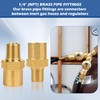 XwaYexa 2 Pack Inert Arc Adapters, 1/4" (NPT) Thread Brass