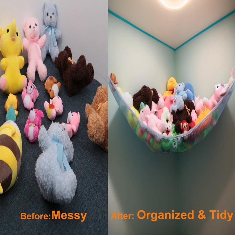 Powkoo Teddy Hammock Extra Large Toy Hammock for Stuffed Animals