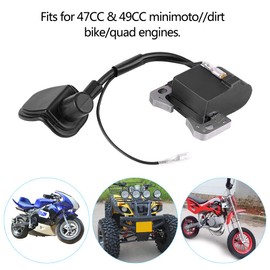 Motorcycle Ignition Coil Ignition Coil for Minimoto ATV Dirt Bike Quad 49CC 47CC