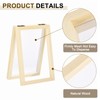 sourcing map Paper Making Screen Wooden Paper Making 7.1 x