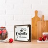 Cafecito Y Chisme Sign, Spanish Coffee Sign, Wooden Box Signs