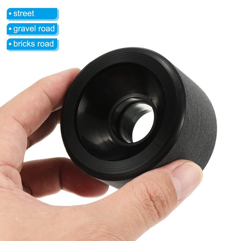 PATIKIL 65mm 78A Longboard Wheels Soft, 4 Pack Cruiser Wheels