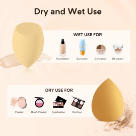 4Pcs Makeup Sponges Set, Foundation Blending Beauty Sponge