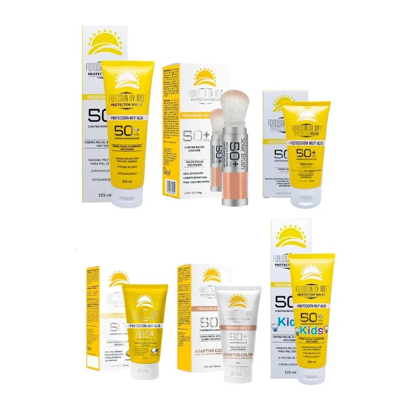 Fotosun 100 Protector Solar Facial Corporal Spf Kit