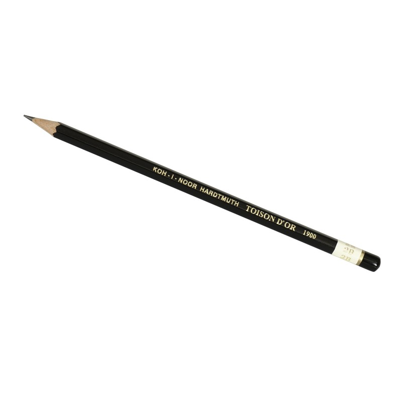 Koh-I-Noor Toison d'Or Graphite Pencil, 2B Degree, 2 Pack (FA1900.2BBC)