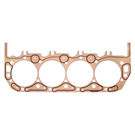 SCE Gaskets Cylinder Head Gasket, ICS Titan, 4.570 in Bore, 0.043 in Compression Thickness, Copper, Big Block Chevy, Each