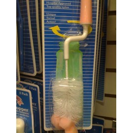 Baby King E-Z Swivel Nipple & Bottle Brush Color May Vary, 1 Count