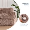 MAXYOYO Giant Bean Bag Chair, Faux Fur Stuffed Bean Bag