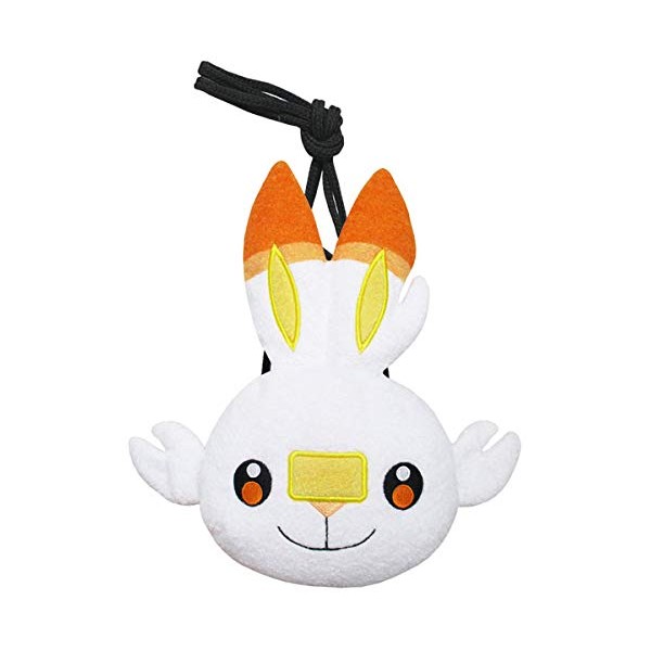 Pokemon Plush Merchandise Series Gamaguchi Pochette Plush Toy, Hibany (Face), Height 8.7 inches (22 cm)