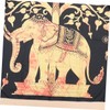 TEHAUX Elephant Tapestry Decoration Carpet Sofa Backdrop Elephant Pattern Tapestry