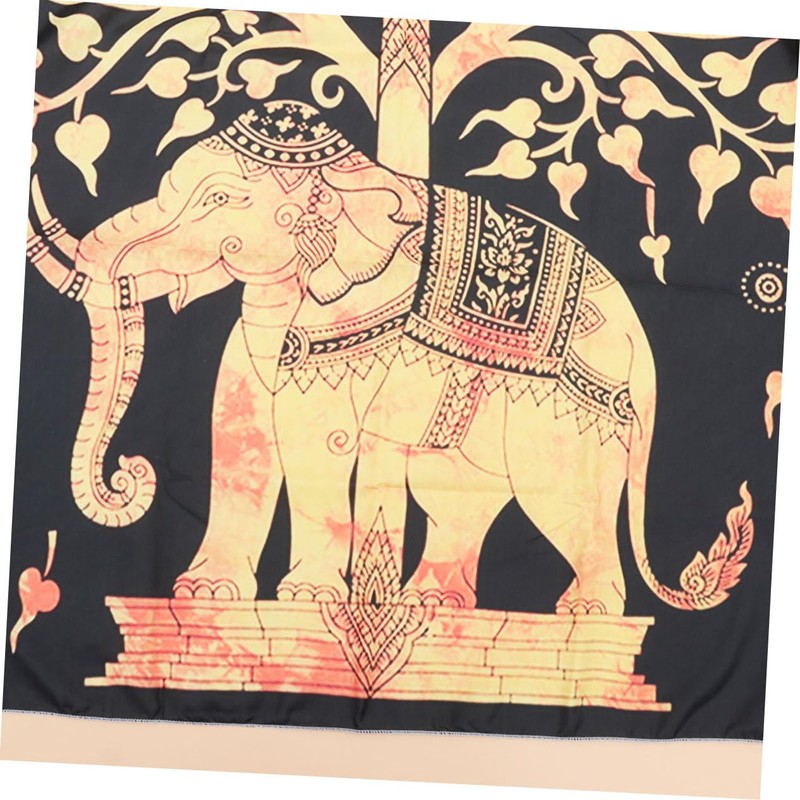 TEHAUX Elephant Tapestry Decoration Carpet Sofa Backdrop Elephant Pattern Tapestry