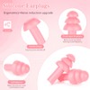 24 Pairs Pink Ear Plugs Bulk NRR 29dB Reusable Silicone
