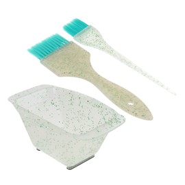 SAFIGLE 1Set Professional Hair Coloring Dye Bowl Set of Durable Hair Dyeing Brush and Color Tool for Salon Home Use Flexible Bristles for Smooth Application