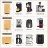 Fullin 360°Appliance Slider, Bamboo Sliding Tray for Coffee Maker, Appliance