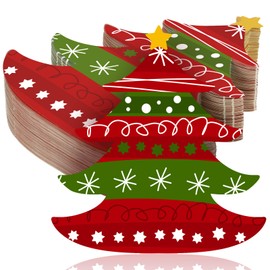 Suttmin 100 Pcs Christmas Ugly Sweater Paper Plates Ugly Sweater Party Paper Plate Christmas Ugly Sweater Disposable Paper Plates for Party Supplies Party Tableware New Year, Winter Holiday