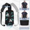 Large Sling Bag for Men Lightweight Waterproof Crossbody Bag Travel