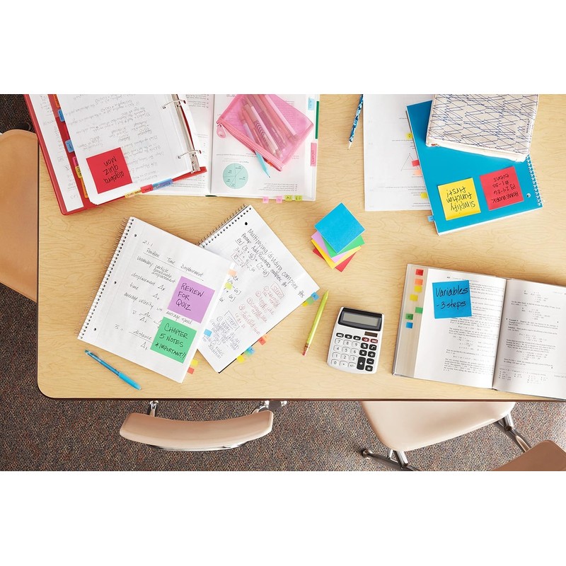 Post-it Notes Mini Cube, Assorted Colours, 1 Pad, 51 mm