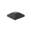 Nuvo Iron PCP23BLK Plastic Pyramid Post Caps, x 3 1/2"-Black