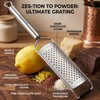 3-Piece Hand Cheese Grater Set, 18/8 Stainless Steel, Dishwasher Safe