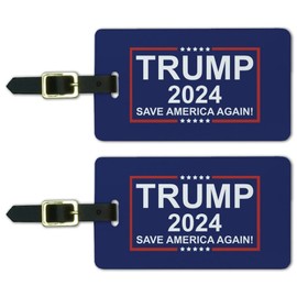 Trump 2024 Luggage ID Tags Suitcase Carry-On Cards - Set of 2