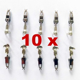 Car Replacement Plug - Petrol Injector - BOS EV1 (10 x Terminals Females) for Standard + Low 2,3,4,5,6,7,8,9,10 pin/pole - 1287013003, 1 287 013 003, 1037906240 1 03, 1 7 906 240, 191972525B, 282193-1