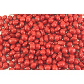 Planet Sweets Jumbo Red Boston Baked Beans Candy Coated Peanuts - 8 Ounce - Classic Crunchy Snack Old Fashioned Kosher