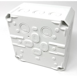 f-tronic FR Junction Box NFK14ws, IP66, White, NEPTUN Compact (140 x 140 x 81 mm)