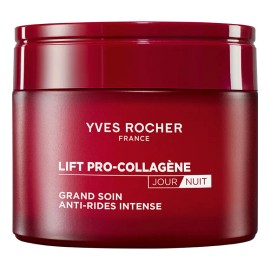Yves Rocher Crema Intensiva DaNoche Atenuadora De Arrugas con cido Hialurnico y Colgeno Vegetal Lift Pro-Collagn 75 ml                                