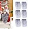 Decorative Craft Beard, 18 PCS Precut Gnome Beard Gray Costume