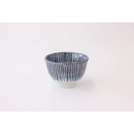 Mino Ware Yunomi Juego de tazas de té, Sendsn-Tokusa, diseño tradicional japonés, taza de té verde, 3.7 pulgadas 4.7 onzas, juego de 2