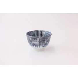 Mino Ware Yunomi Juego de tazas de té, Sendsn-Tokusa, diseño tradicional japonés, taza de té verde, 3.7 pulgadas 4.7 onzas, juego de 2