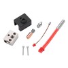Extruder Heating Block Kit, High Temperature 300 °C Titanium Heatbreak