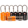 8 Pack TSA Approved Travel Combination Cable Luggage Locks for