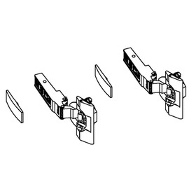 KOHLER 1215253 Verdera Slow-Close Hinge Kit Genuine Part, Unfinished