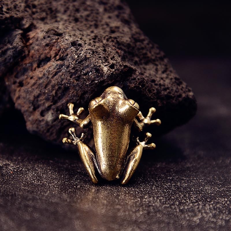 2PCS Brass Ornament, Frog Desk Crafts | Home Decor Exquisite