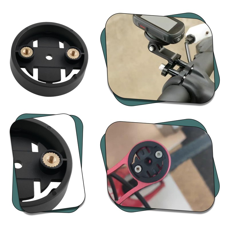 VGOL 4PCS Bicycle Fixed Base Computer Mount Insert Kit Base