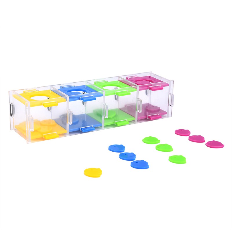 Colorful Parrot Toys Interesting Birds Intelligence Training Interactive Playing Puzzle