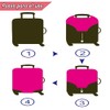 funda de maleta de color sólido, maleta chica de viaje