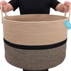 Hamerun2015 Organihaus Blanket Storage Basket 20X13, Extra Large Basket for