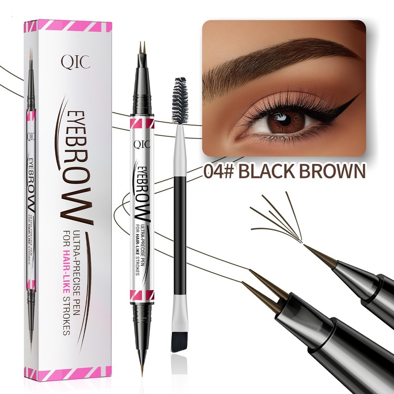 2 in 1 Eyebrow Pencil, Eyebrow Pencil with Two Ends