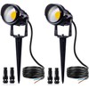 SUNVIE 12W Low Voltage Landscape Lighting LED Landscape Lights 3000K